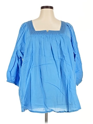 Ellos 3/4 Sleeve Blouse (view 1)
