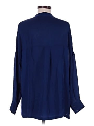 Vince. Long Sleeve Silk Top (view 2)