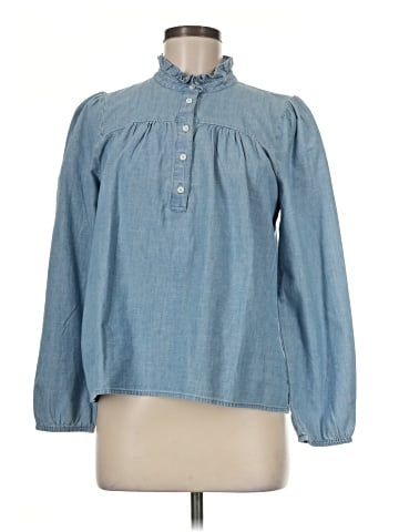 J.Crew Factory Store Long Sleeve Blouse (view 1)