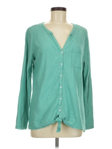 St. John's Bay Long Sleeve Henley (view 1)