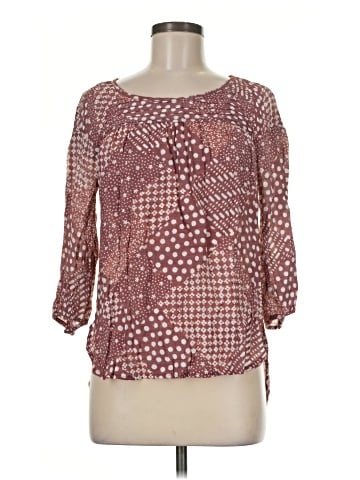 LC Lauren Conrad 3/4 Sleeve Blouse (view 1)
