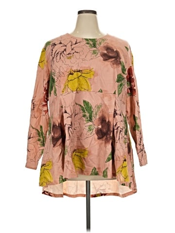 Melissa McCarthy Seven7 Long Sleeve Top (view 1)