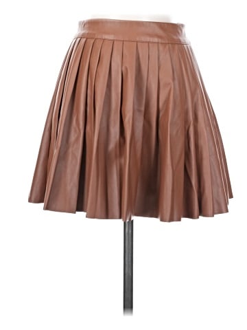 Shein Faux Leather Skirt (view 1)