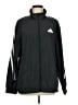 Adidas 100% Polyester Solid Black Track Jacket Size M - photo 1