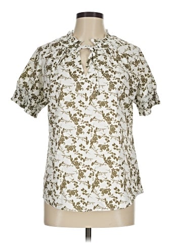 Allegra K Short Sleeve Blouse (view 1)