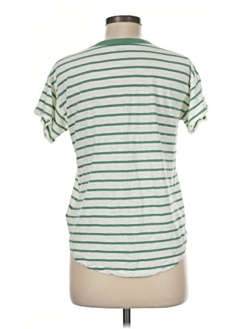 Madewell Whisper Cotton Crewneck Tee in Darville Stripe (view 2)
