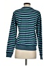 Gap 100% Cotton Stripes Teal Pullover Sweater Size S - photo 2