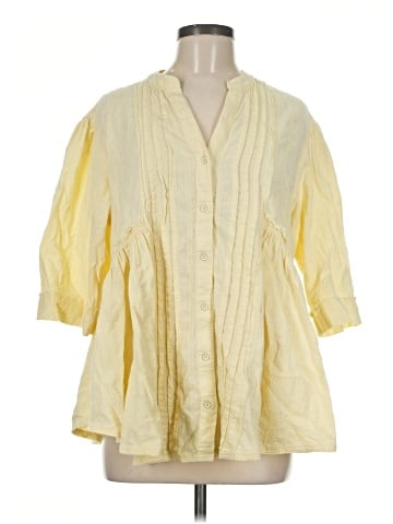 We the Free 3/4 Sleeve Button-Down Shirt (view 1)
