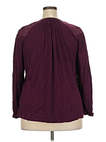 Style&Co Long Sleeve Blouse (view 2)