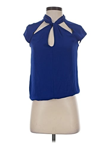 BCBGMAXAZRIA Short Sleeve Blouse (view 1)