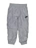 Nike 100% Polyester Silver Casual Pants Size 4 - photo 1