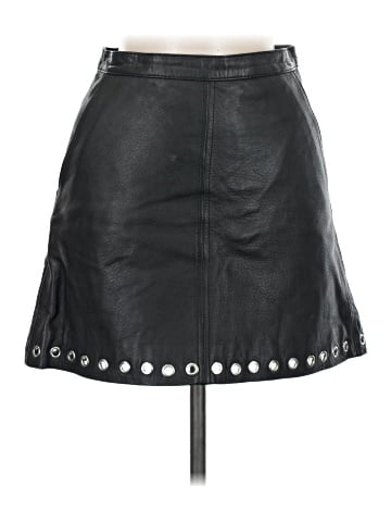 H&M Faux Leather Skirt (view 1)