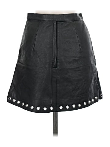 H&M Faux Leather Skirt (view 2)