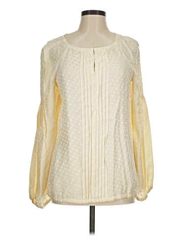 Tory Burch Long Sleeve Silk Top (view 1)