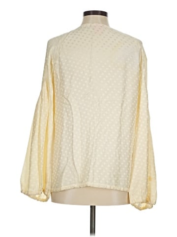 Tory Burch Long Sleeve Silk Top (view 2)