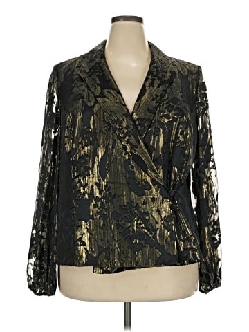 Alex Evenings Silk Blazer (view 1)