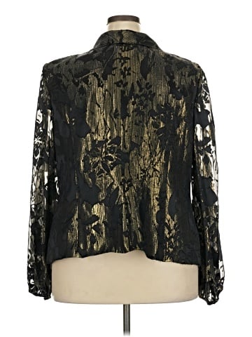 Alex Evenings Silk Blazer (view 2)