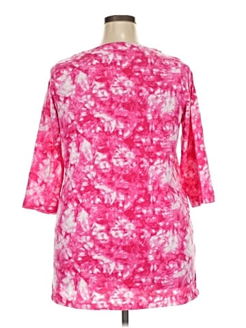 Woman Within 3/4 Sleeve T-Shirt (view 2)