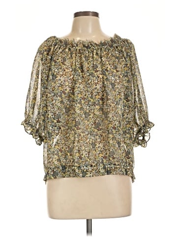 Imaginary Voyage 3/4 Sleeve Blouse (view 1)