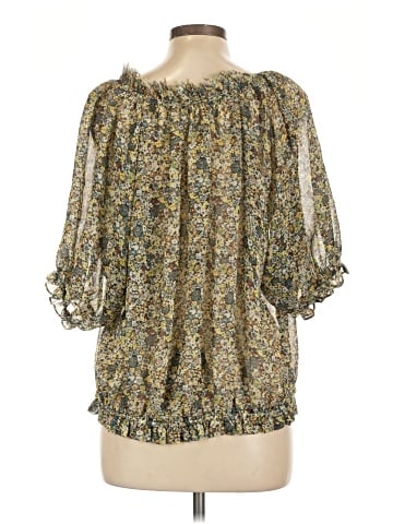 Imaginary Voyage 3/4 Sleeve Blouse (view 2)