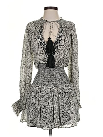 Karina Grimaldi Long Sleeve Silk Top (view 1)