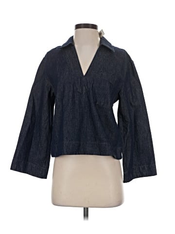Banana Republic 3/4 Sleeve Button-Down Shirt (view 1)
