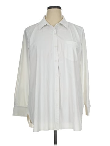 Lyssé 3/4 Sleeve Button-Down Shirt (view 1)