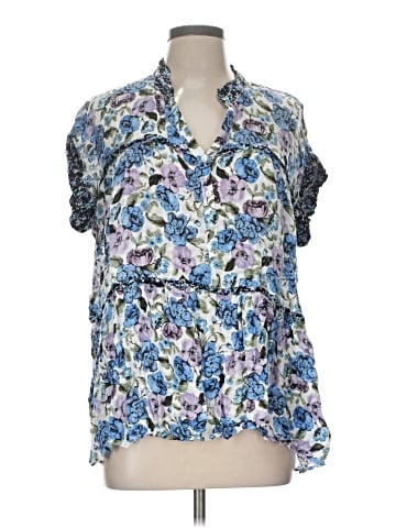 Jane and Delancey Short Sleeve Blouse (view 1)