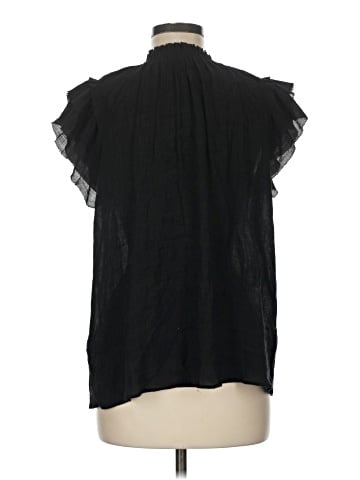 Pookie & Sebastian Short Sleeve Blouse (view 2)