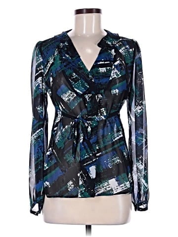 a.n.a. A New Approach Long Sleeve Blouse (view 1)