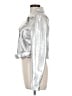 Zara 100% Polyester Metallic Silver Jacket Size L - photo 5