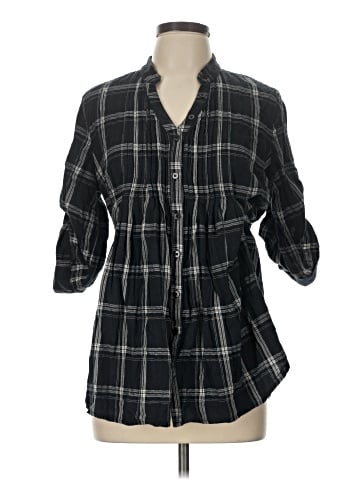 a.n.a. A New Approach Long Sleeve Button-Down Shirt (view 1)