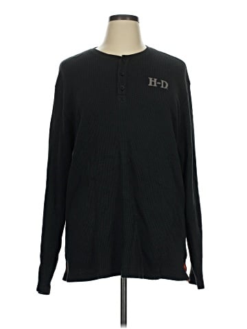Harley Davidson Long Sleeve Henley (view 1)