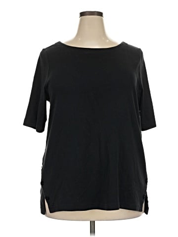 Chico's 3/4 Sleeve T-Shirt (view 1)