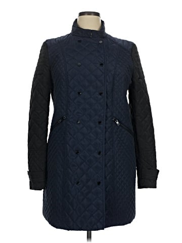 Black Rivet Coat (view 1)