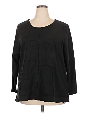 Soft Surroundings 3/4 Sleeve Top (view 1)