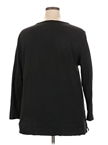 Soft Surroundings 3/4 Sleeve Top (view 2)