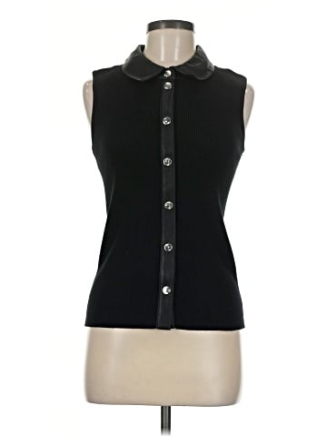 Elie Tahari Sleeveless Button-Down Shirt (view 1)