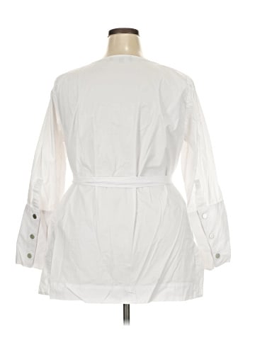 ELOQUII 3/4 Sleeve Blouse (view 2)