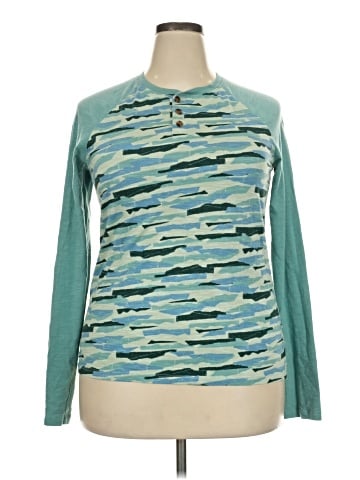 Lands' End Long Sleeve Henley (view 1)