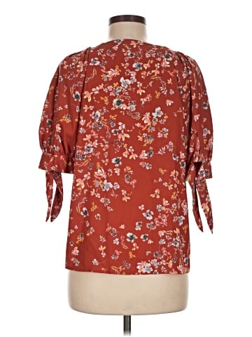 LC Lauren Conrad Short Sleeve Blouse (view 2)