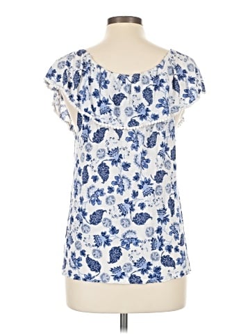 INC International Concepts Short Sleeve Blouse (view 2)