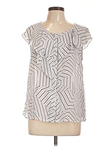 Worthington Short Sleeve Blouse (view 1)
