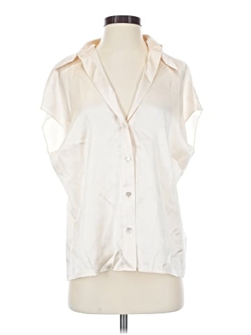 Vince. Sleeveless Silk Top (view 1)