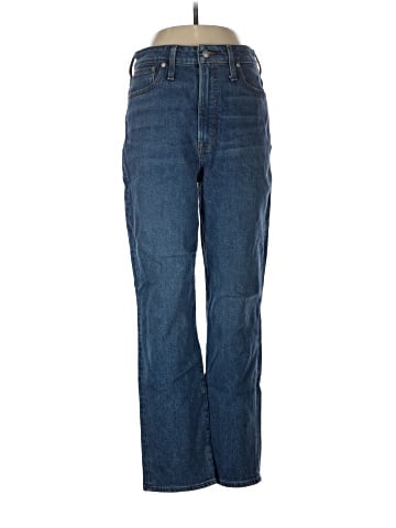 Madewell The Curvy Perfect Vintage Straight Jean in Mayfield Wash (view 1)