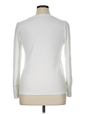Ann Taylor LOFT Long Sleeve Henley (view 2)