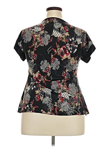 Pink Eli Short Sleeve Blouse (view 2)