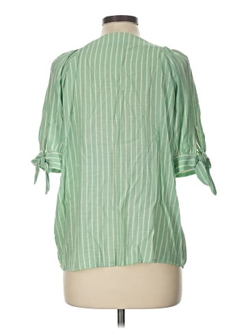 LC Lauren Conrad 3/4 Sleeve Blouse (view 2)