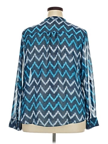 a.n.a. A New Approach Long Sleeve Blouse (view 2)