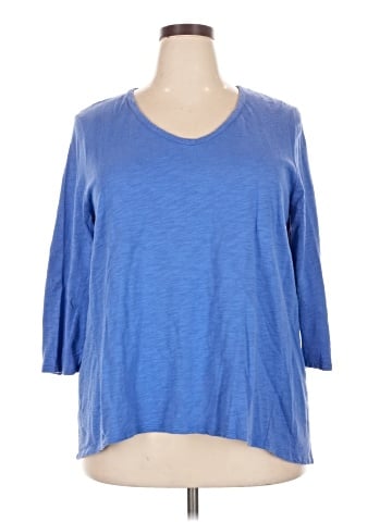 Chico's 3/4 Sleeve T-Shirt (view 1)